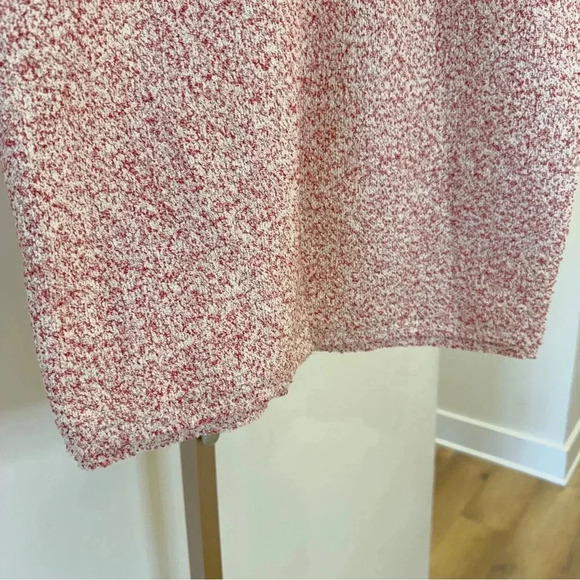 Ann Taylor Women’s Textured Stretch Pencil Career Red Skirt Stretch Size 10 - Picture 5 of 10